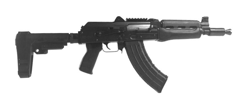 ZPAP92 PIST 7.62X39 SB3 RAIL