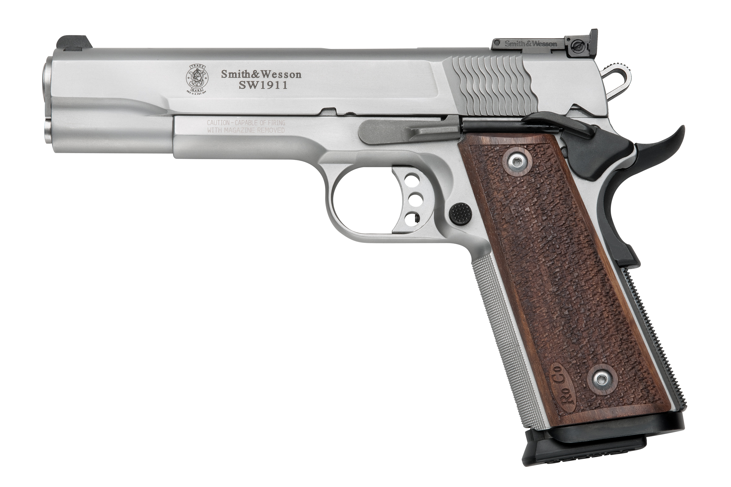 SW1911 9MM 10+1 5″ SS/WD AS  #