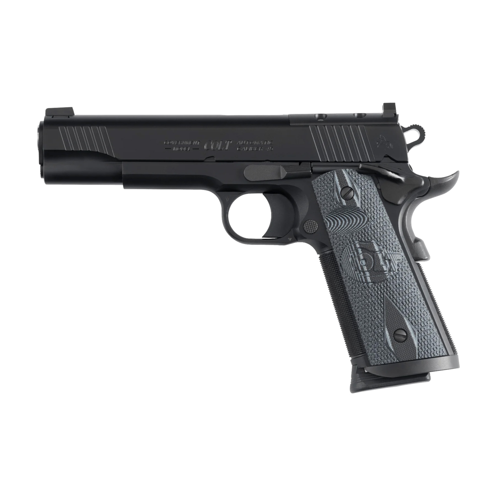 COMBAT UNIT 45ACP BLK 5" NS OR