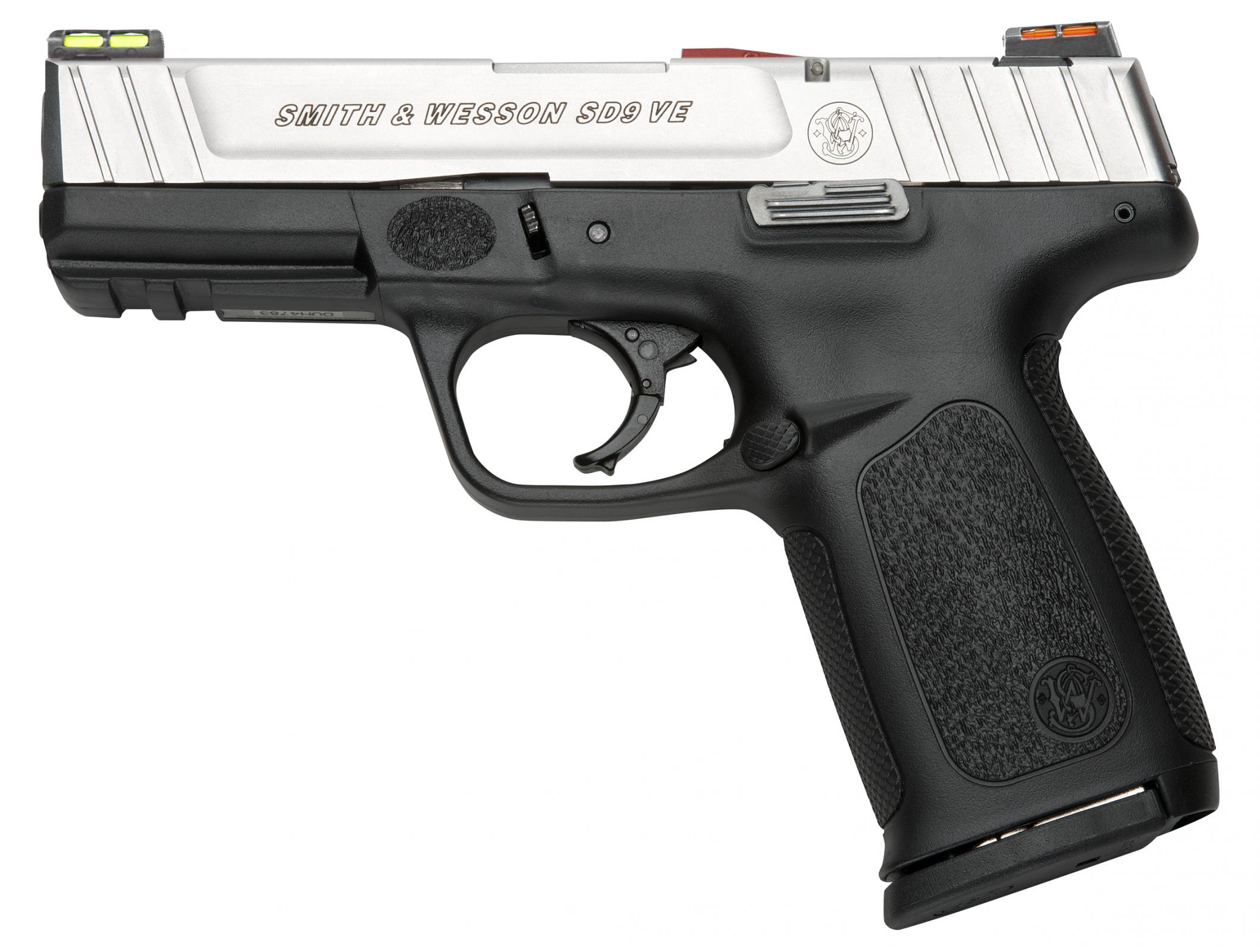 SD9VE 9MM 10+1 4" SS HI-VIZ