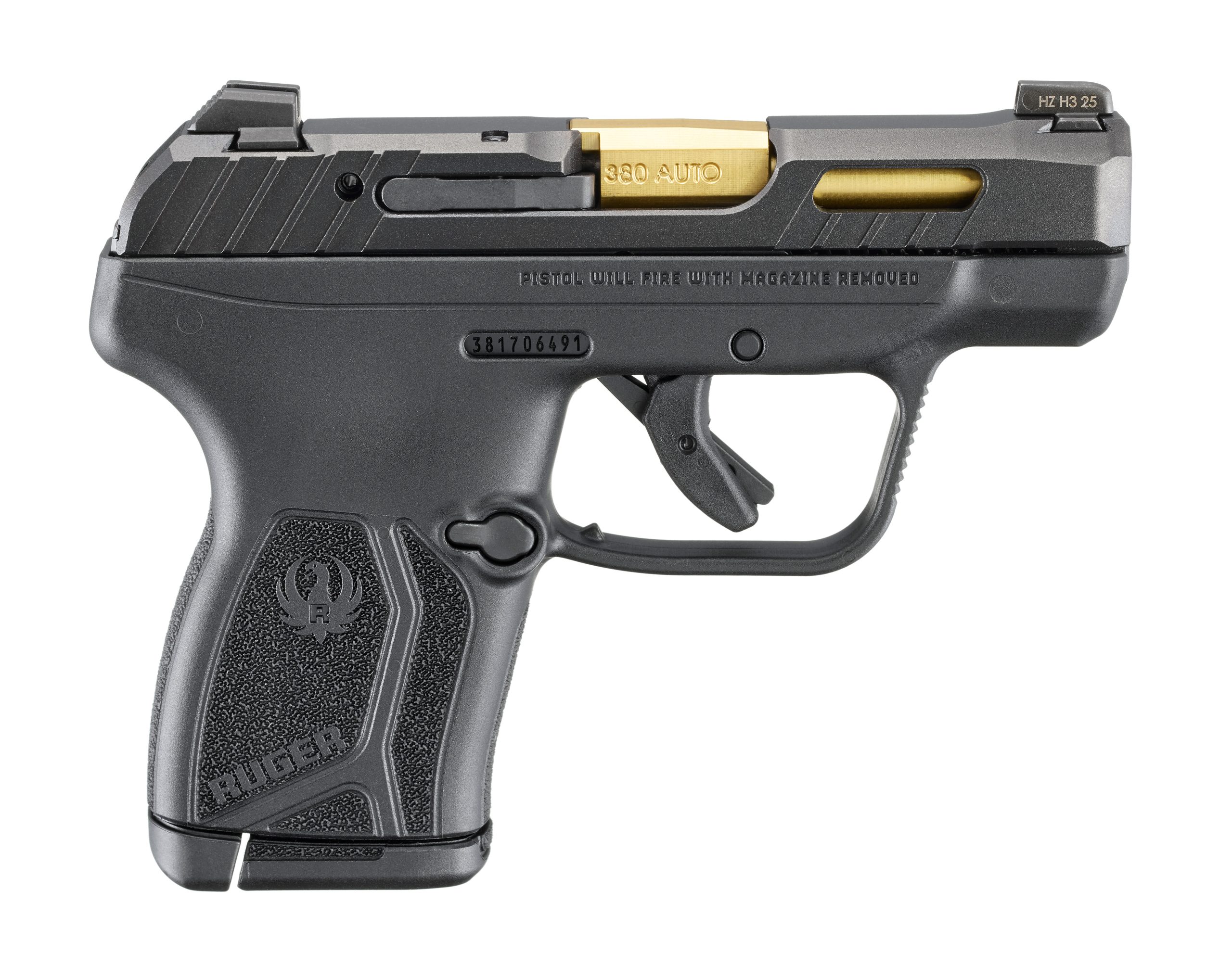 LCP MAX 380ACP BLK/GOLD MS