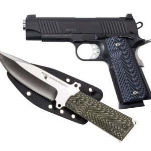 DE 1911 9MM 4.3" BLACK KNIFE #