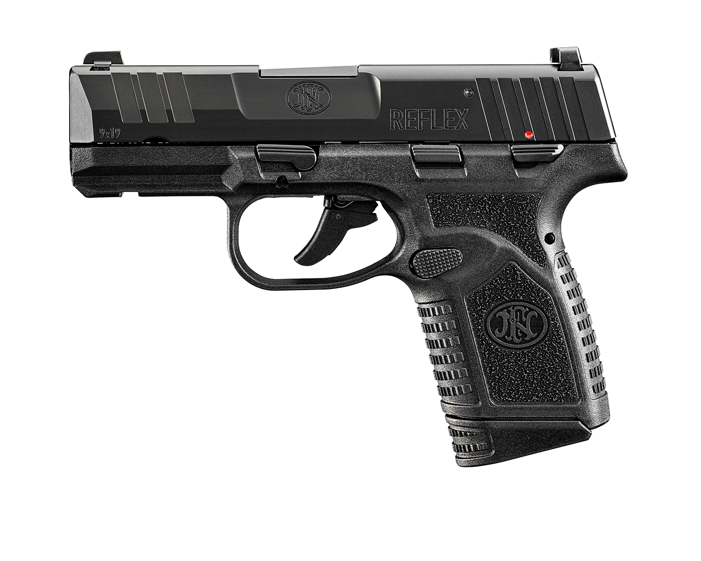 REFLEX 9MM BLK 3.3" 10+1 SFTY