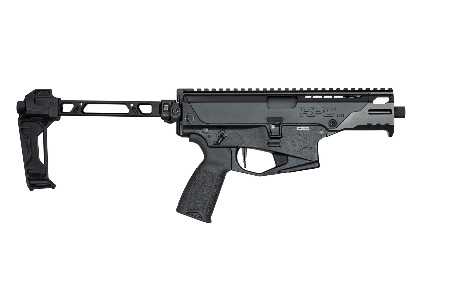 RPC 9MM 4.5" BLK 10+1 BRACE