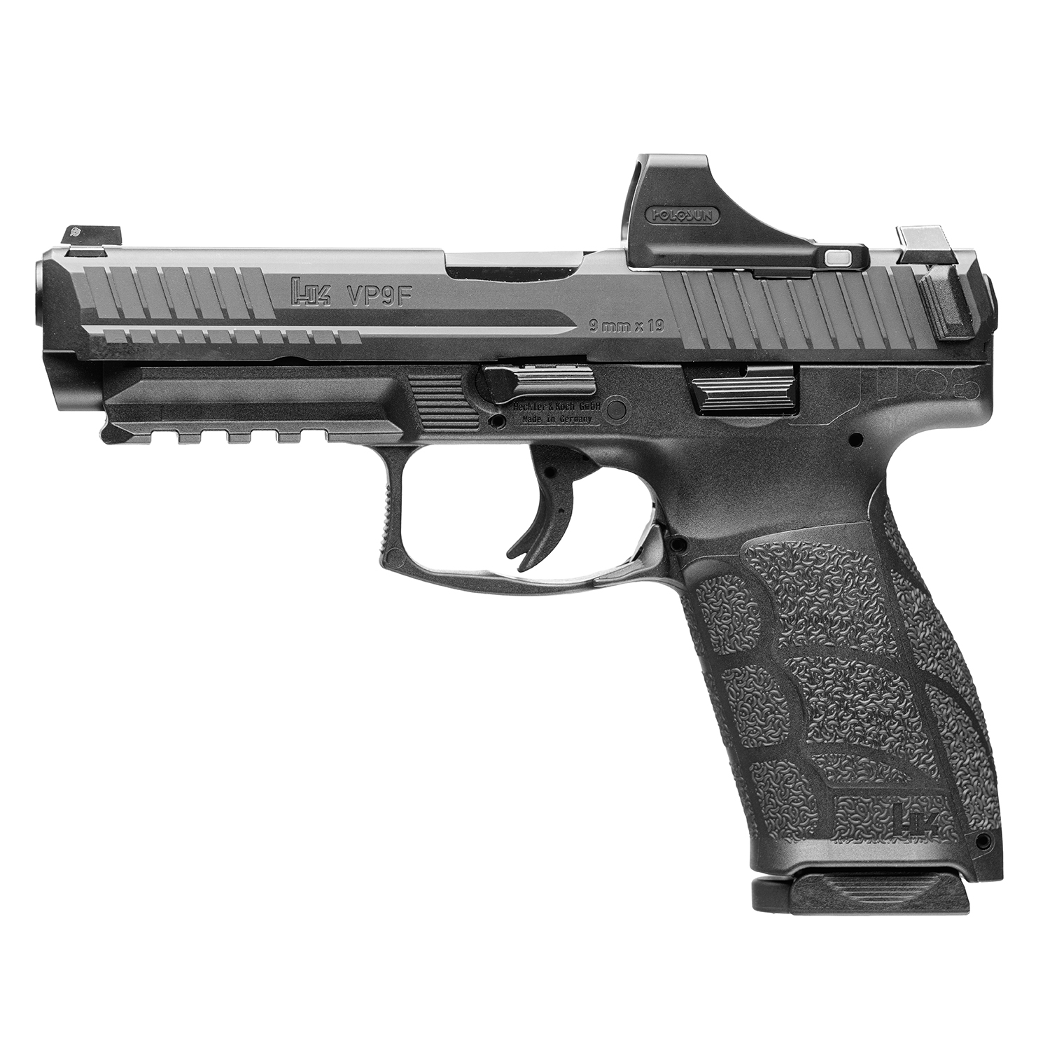 VP9A1 F 9MM BLK 15+1 NS OR SCS