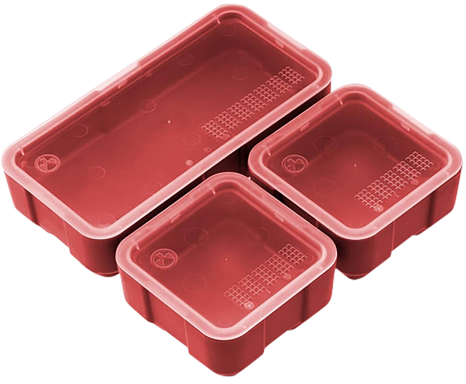DAKA GRID BINS 2X2/2X4 RED