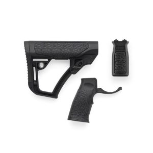 STOCK/GRIP/FOREGRIP M-LOK BLK