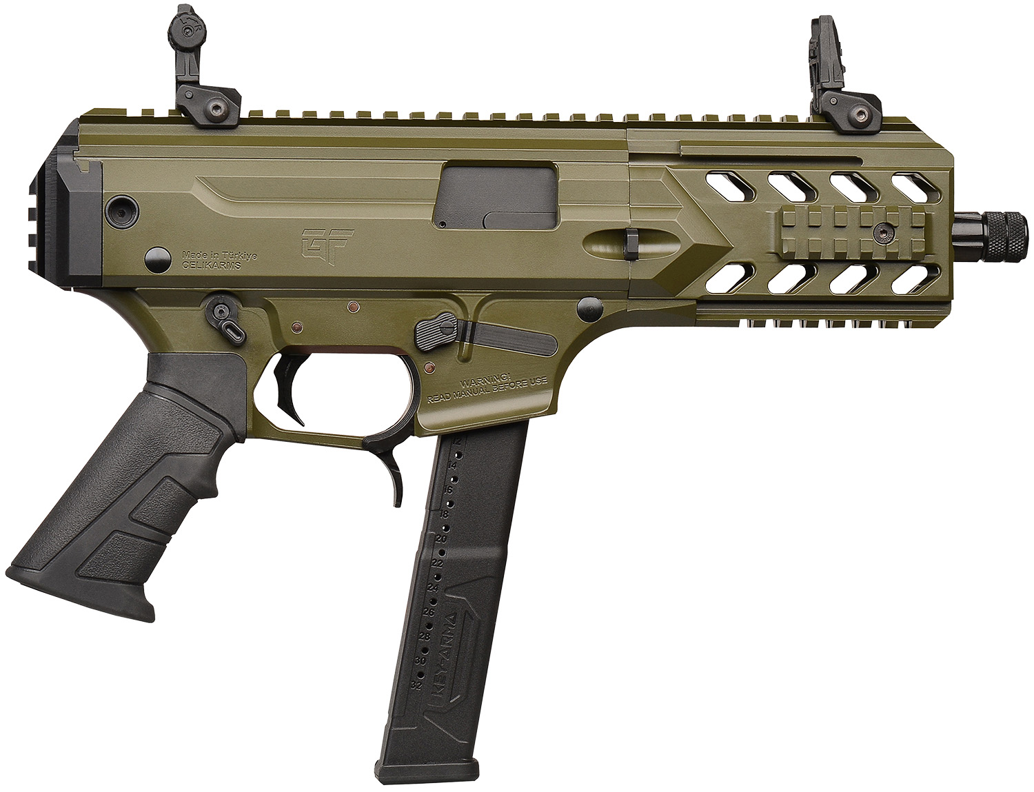 BLADE PISTOL 9X19MM 6" ODG