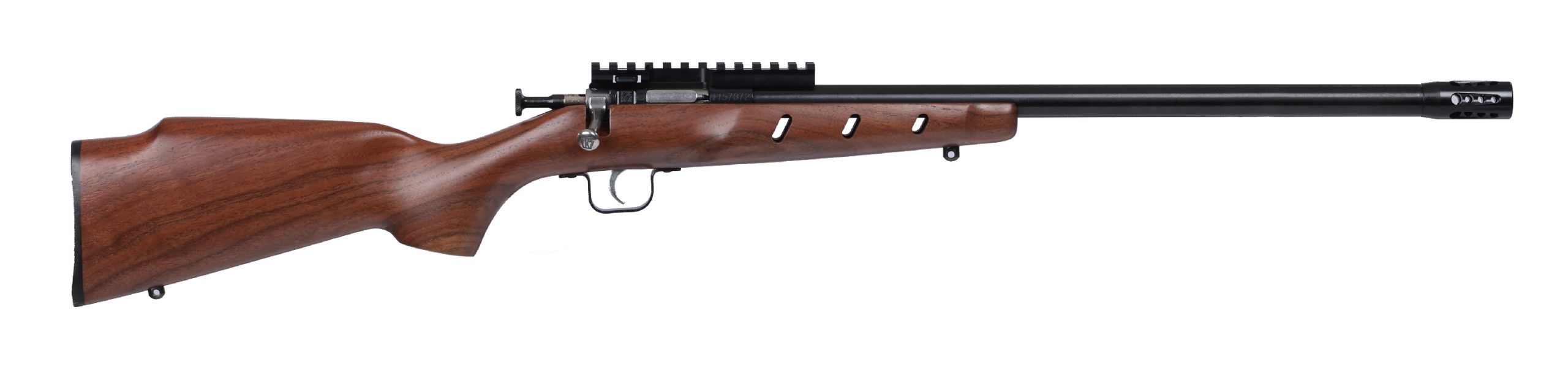 CRICKETT 22LR BL/WD HEAVY BBL#