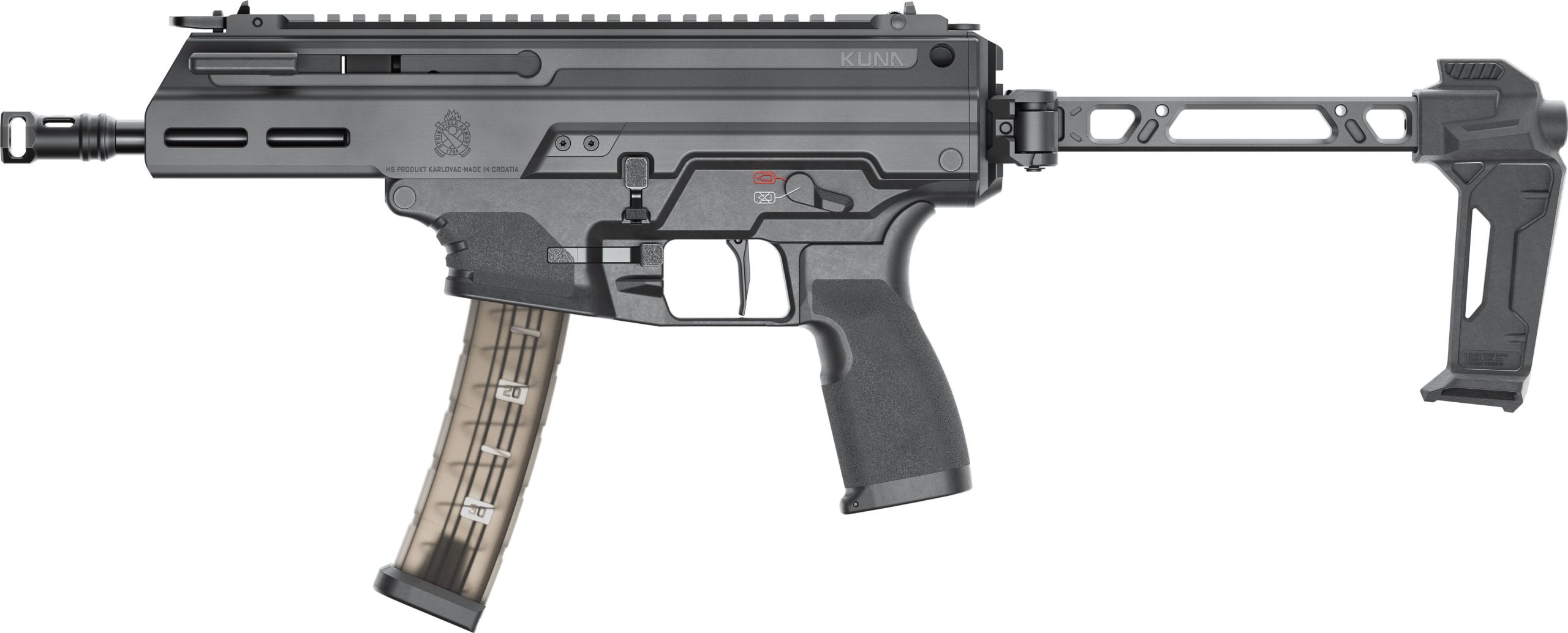 KUNA 40S&W 6.1" BK 30+1 BRACE