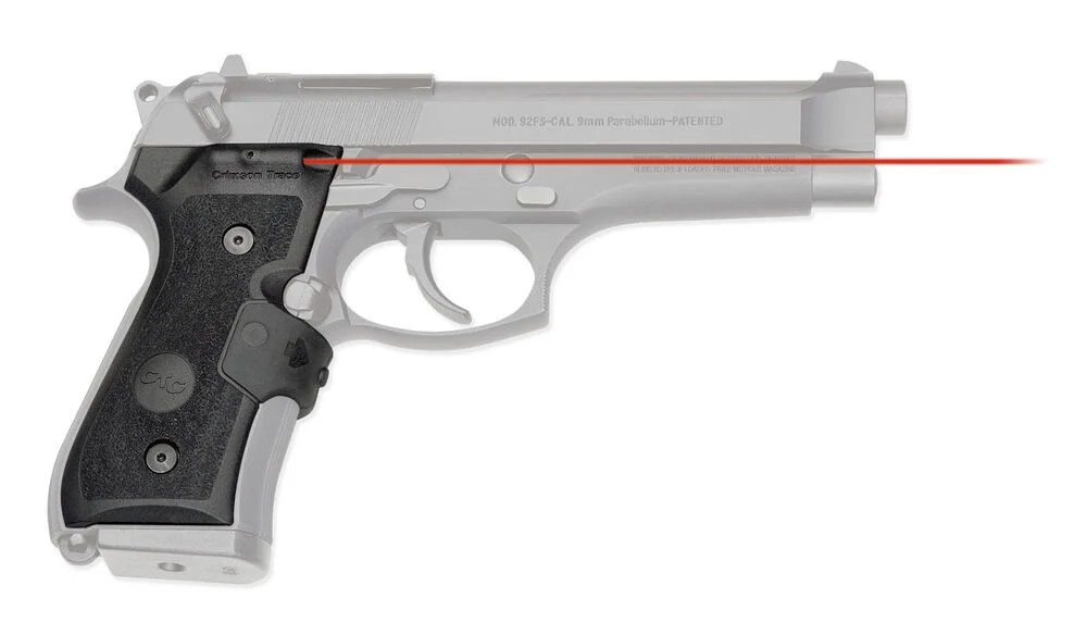 LASERGRIP BER 92 BLK MIL-STD