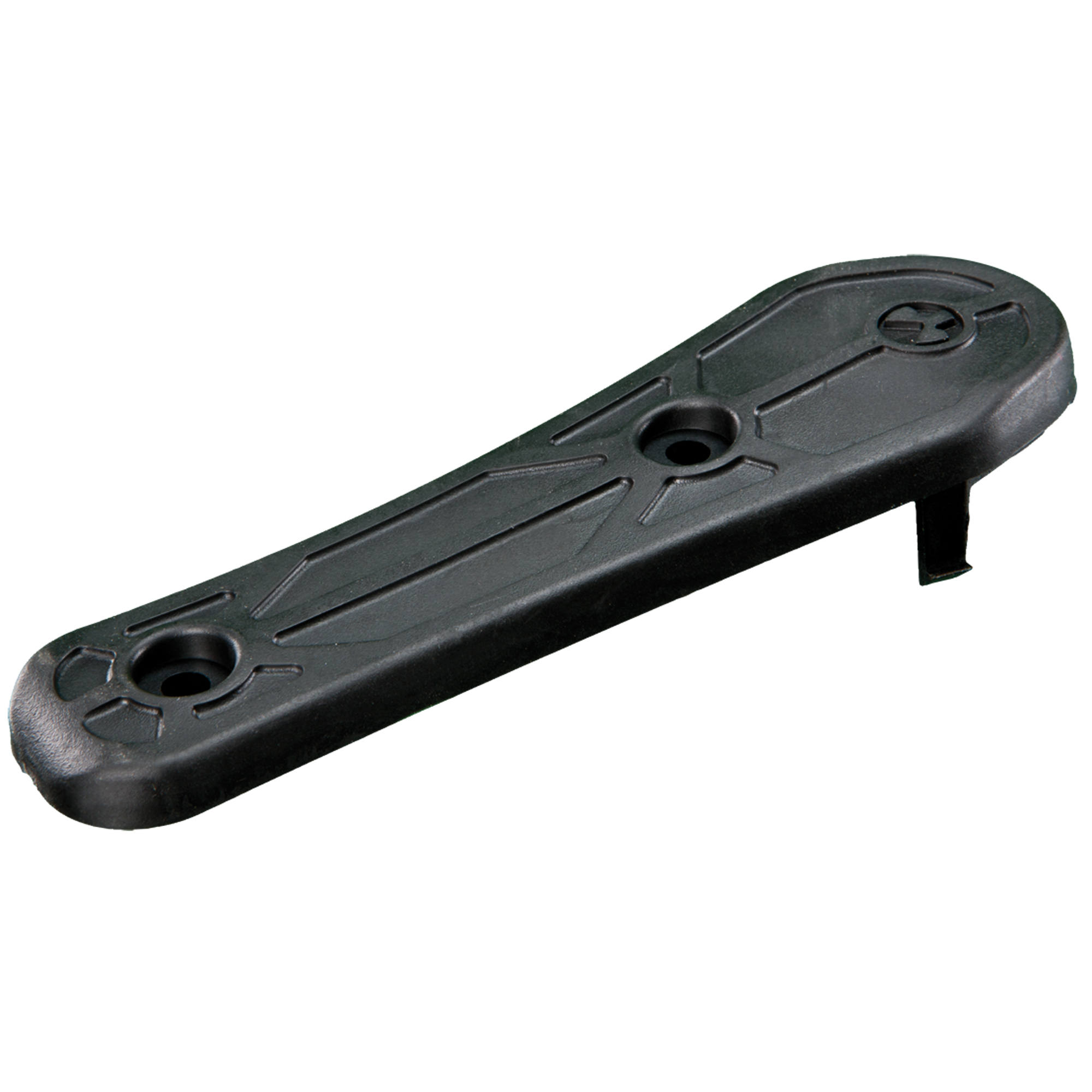 RUBBER BUTT PAD 0.3" BLK