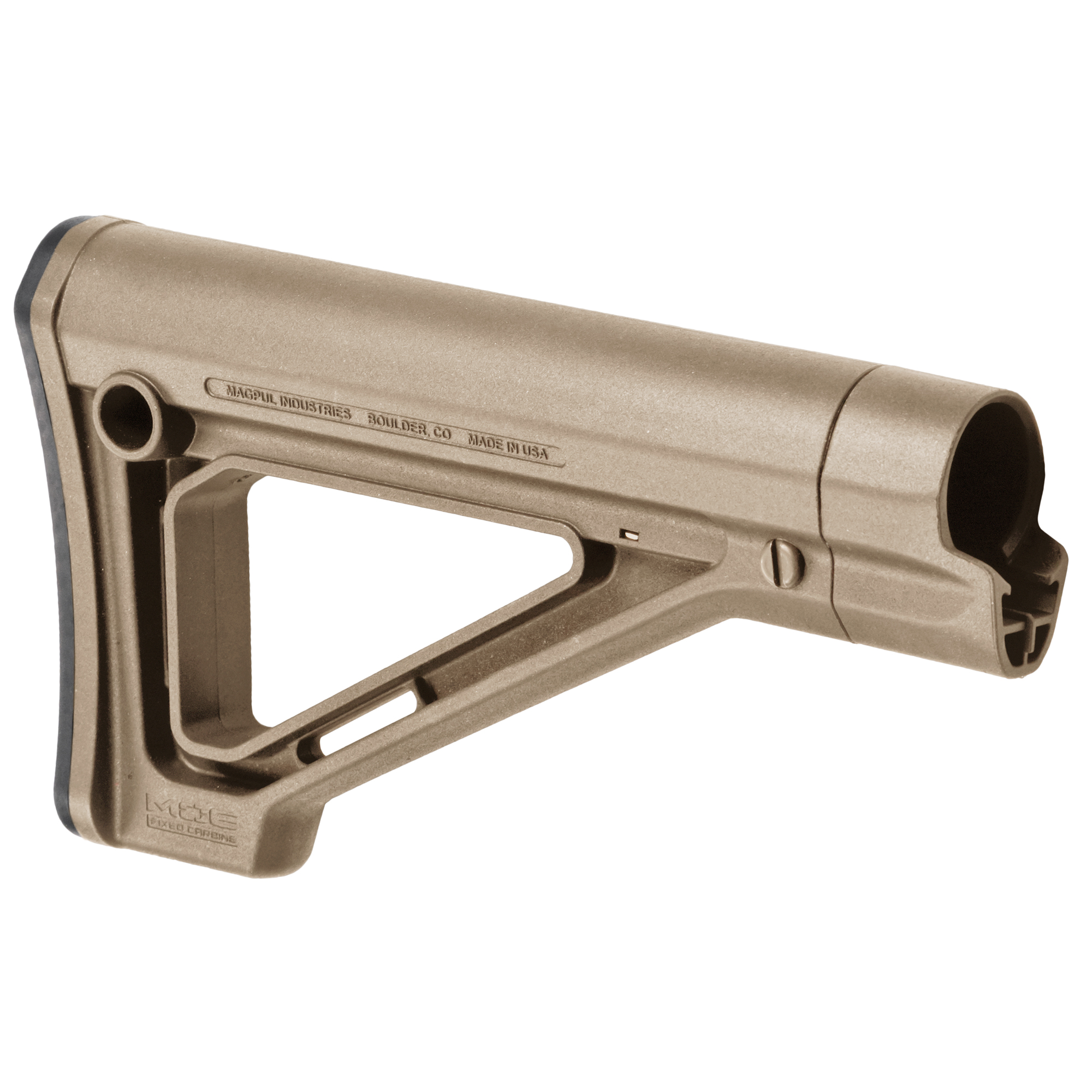 MOE FIXED STOCK MIL-SPEC FDE