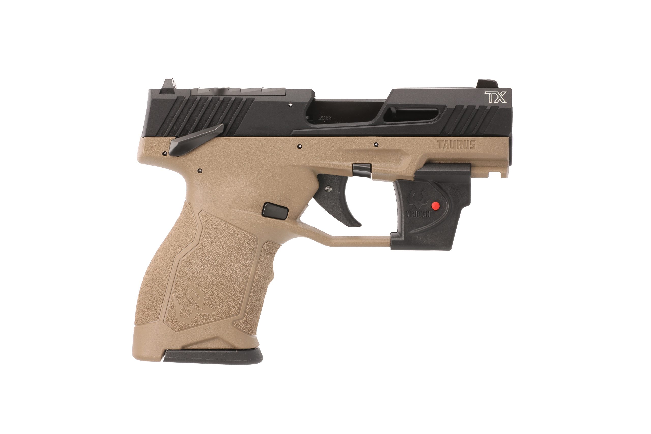 TX22C 22LR BK/DE 3.5" VIRIDIAN