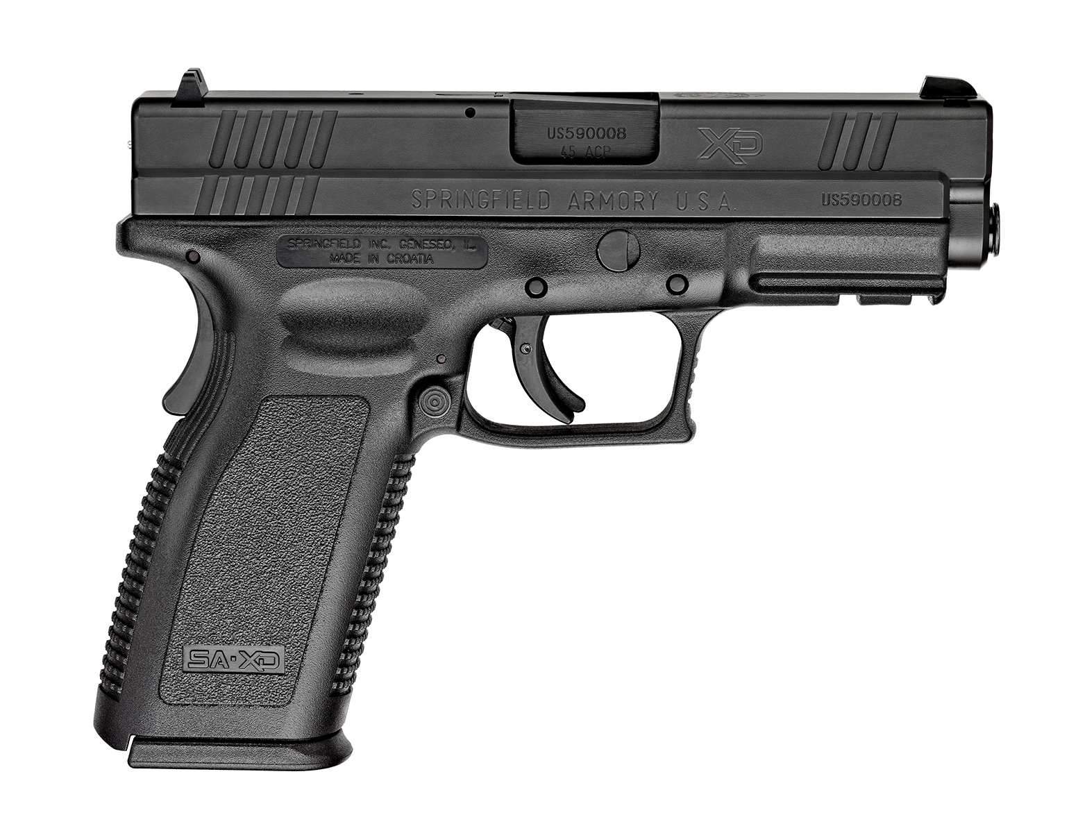 XD 45ACP BLACK 4" 10+1
