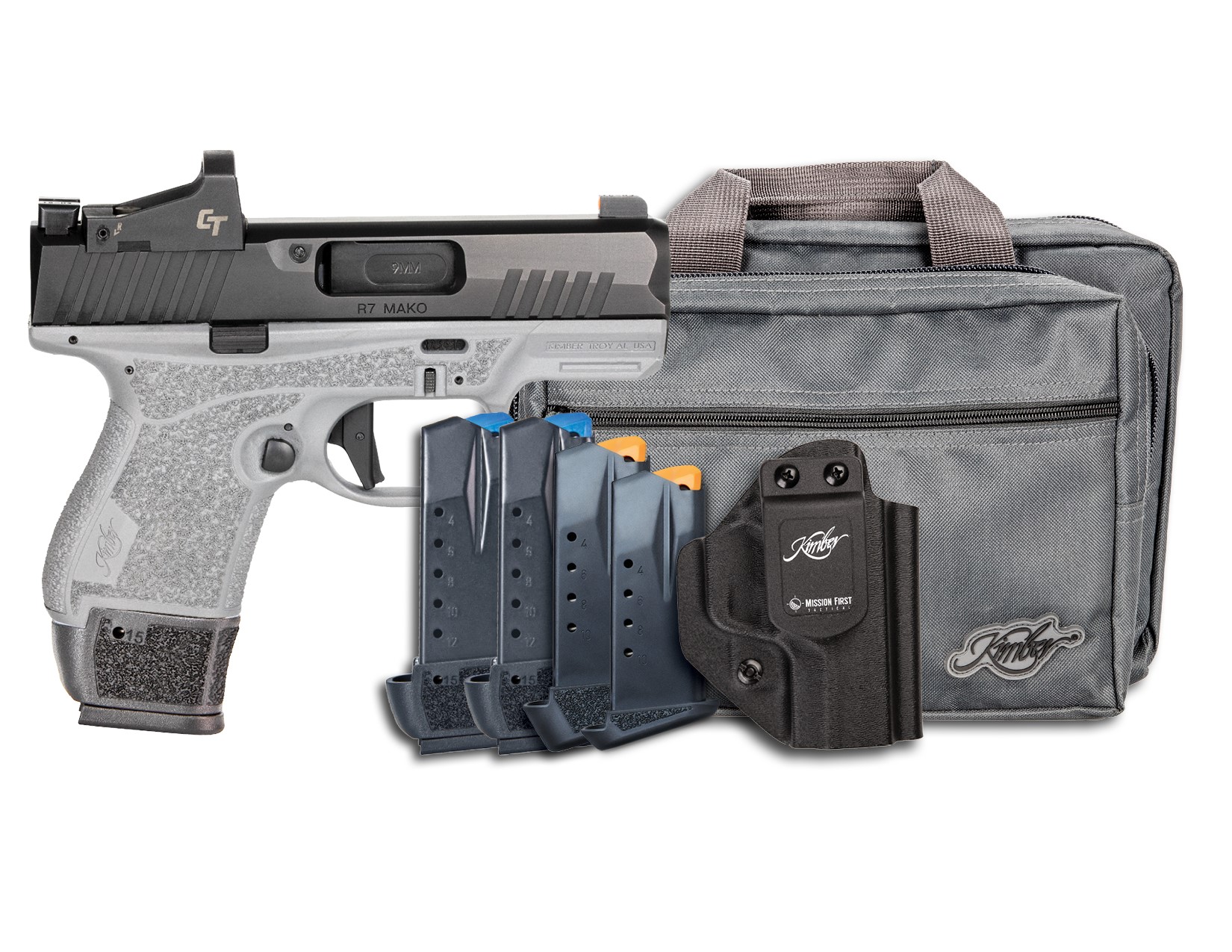 R7 MAKO 9MM GY 15+1 OI BUNDLE#