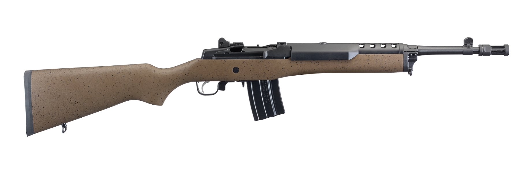 MINI-14 5.56 BK/BRN WOOD 20RD#